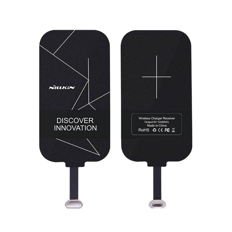 Nillkin Đa Năng Sạc Không Dây CHUẨN QI Thu Miếng Lót Miếng Dán Mô Đun Chip Sạc Không Dây Adapter cho lightning Micro Loại-C dành cho iPhone 6 6 S 7 Plus