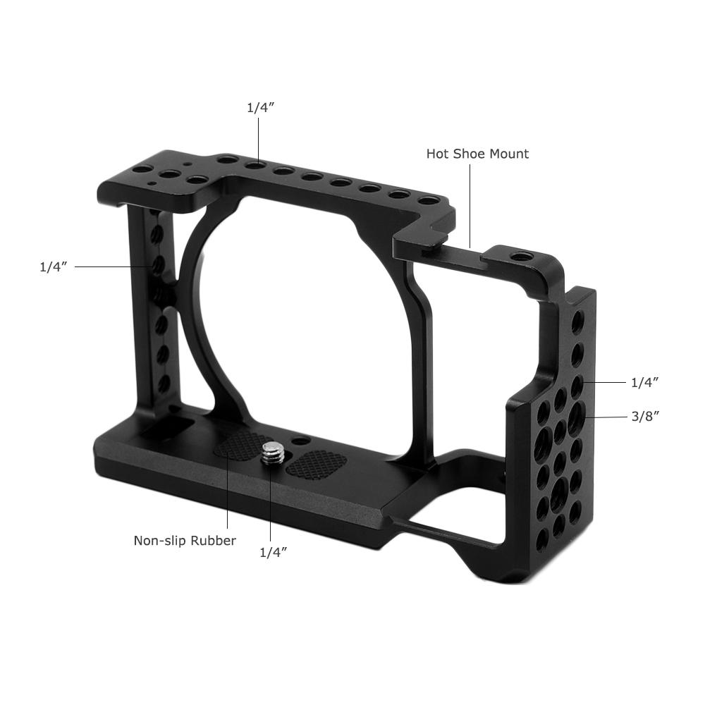 Andoer Protective Video Camera Cage Stabilizer Protector for Sony A6000 ...