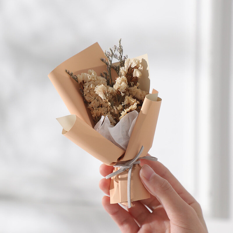 Mini All-sky Star Dry Flower Bunches, Roses, Immortal Flowers, Garden Party Wedding Decoration DIY Mini Bouquet