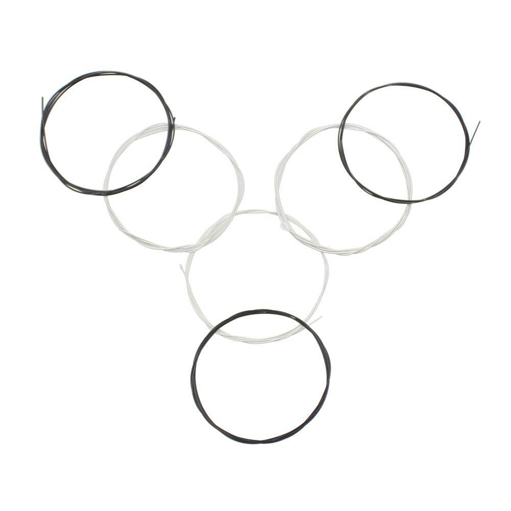 [okoogee]【Hot sale】 IRIN 06 Classical guitar strings have copper material silver plated with core nylon black, 1st-6 (.028-.043)