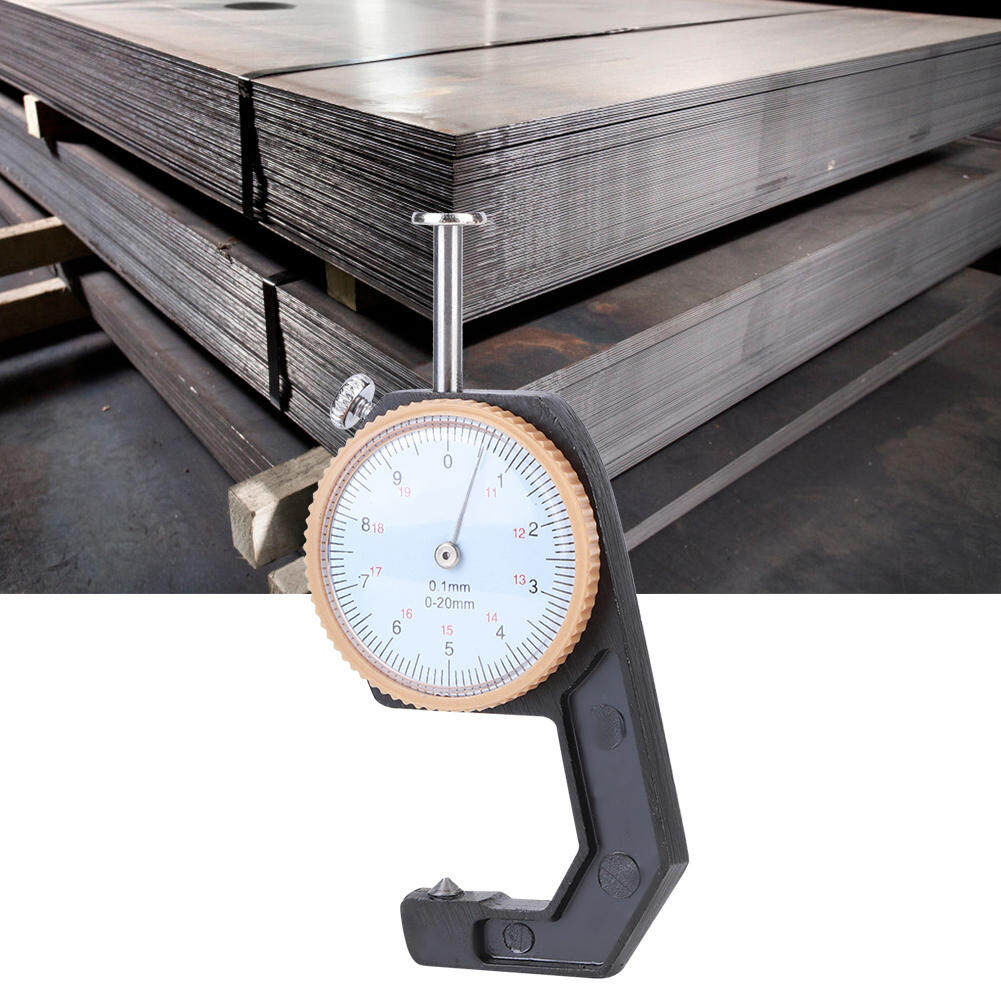 Máy Đo Độ Dày Vòng Quay Số Chính Xác Công Cụ Đo Đầu Nhọn Bằng Phẳng Phạm Vi 0 20 Mm