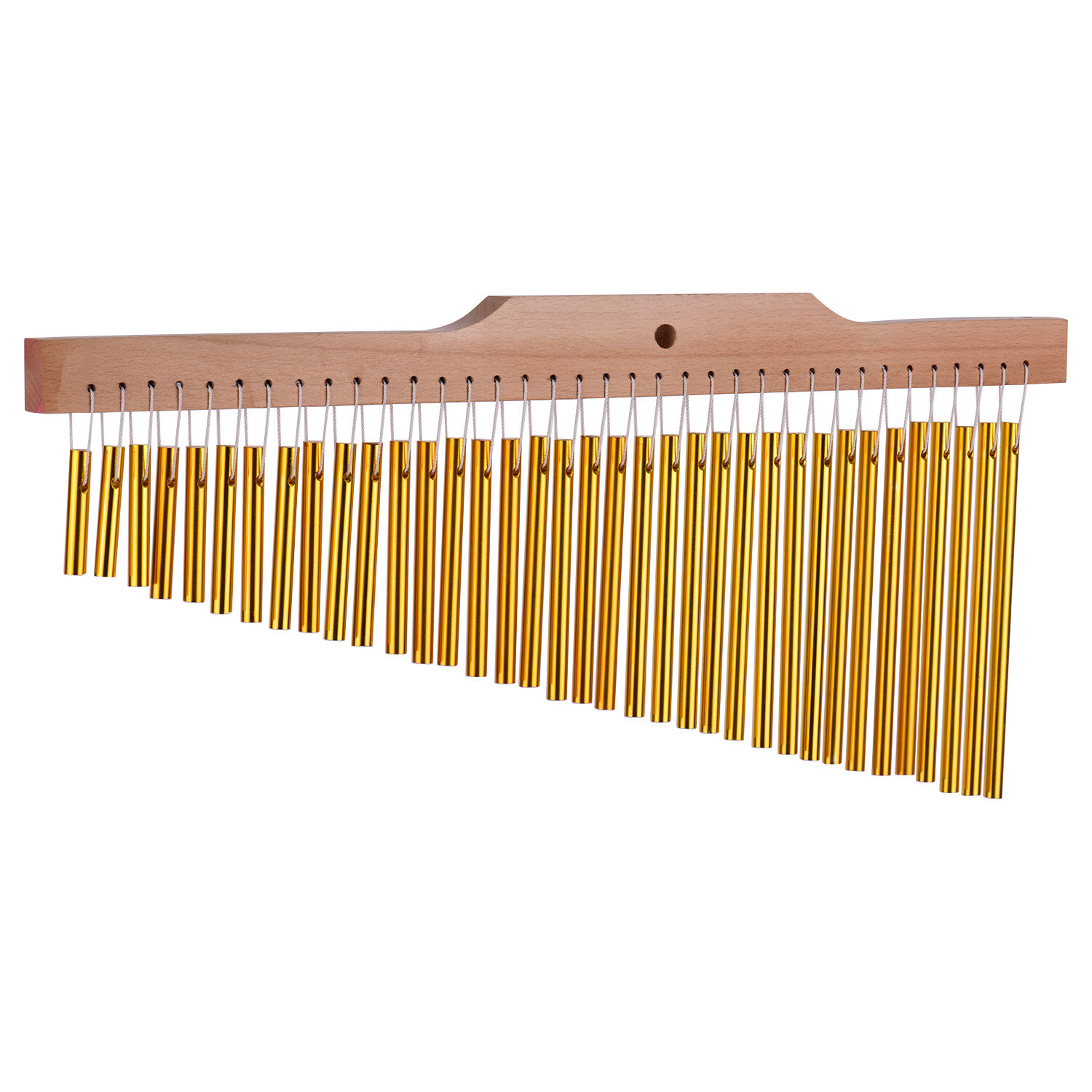 36 Bar Chimes Gold Aluminum Alloy Wooden Bar