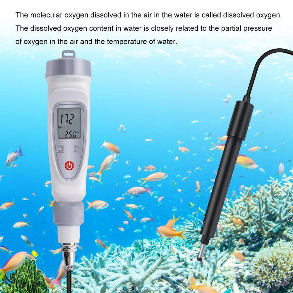 yieryi Dissolved Oxygen Meter Portable JPB-70A Water Quality Tester Dissolved Oxygen Detector