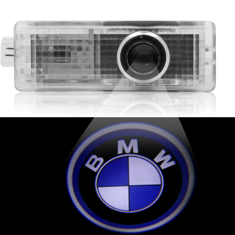 2pcs car welcome light car door laser projection led lamp for bmw x5 x6 m3 m5 m6 e36 e39 e46 e60 e90 e91 car styling