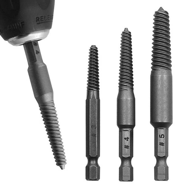 5x/Bộ Dụng Cụ Vặn Vít Chuôi Lục Giác Bộ Dụng Cụ Vặn Bu Lông Sáo Xoắn Ốc Thiết Thực Dụng Cụ Vặn Vít Gãy Dễ Dàng Tháo Ra