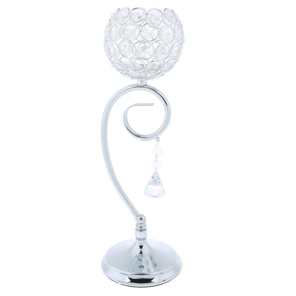 BolehDeals Mosaic Thủy Tinh Candleholder Nến Tealight Giá Đỡ Đảng Cưới Nhà Bạc 2-Bộ