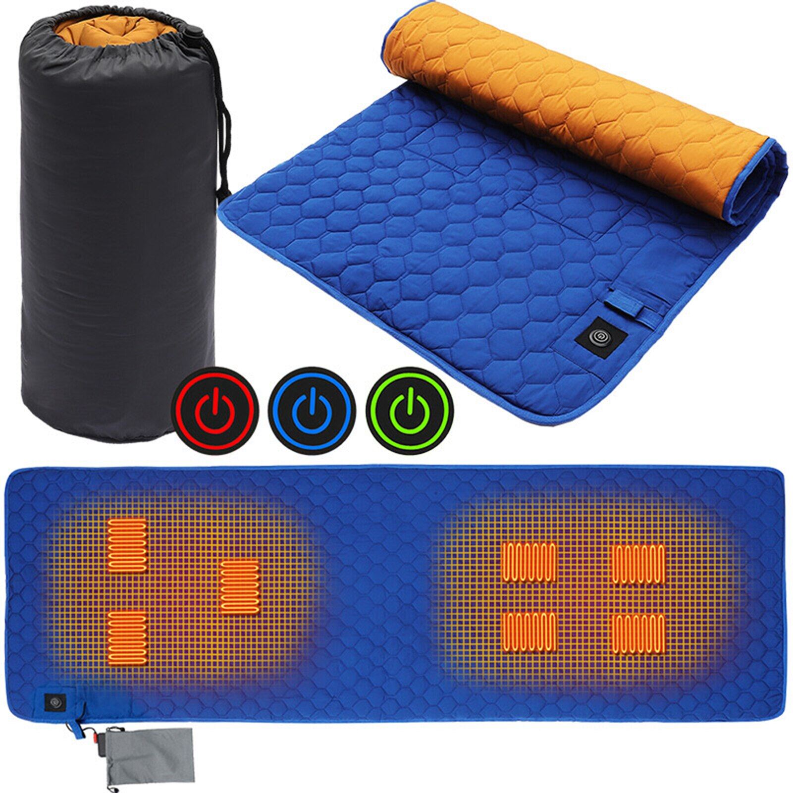 Outdoor USB Heating Sleeping Mat Insulation Camping Heated Sleeping  Mattress Sleeping Bag Mattress Ultralight Sleeping Pad | Lazada