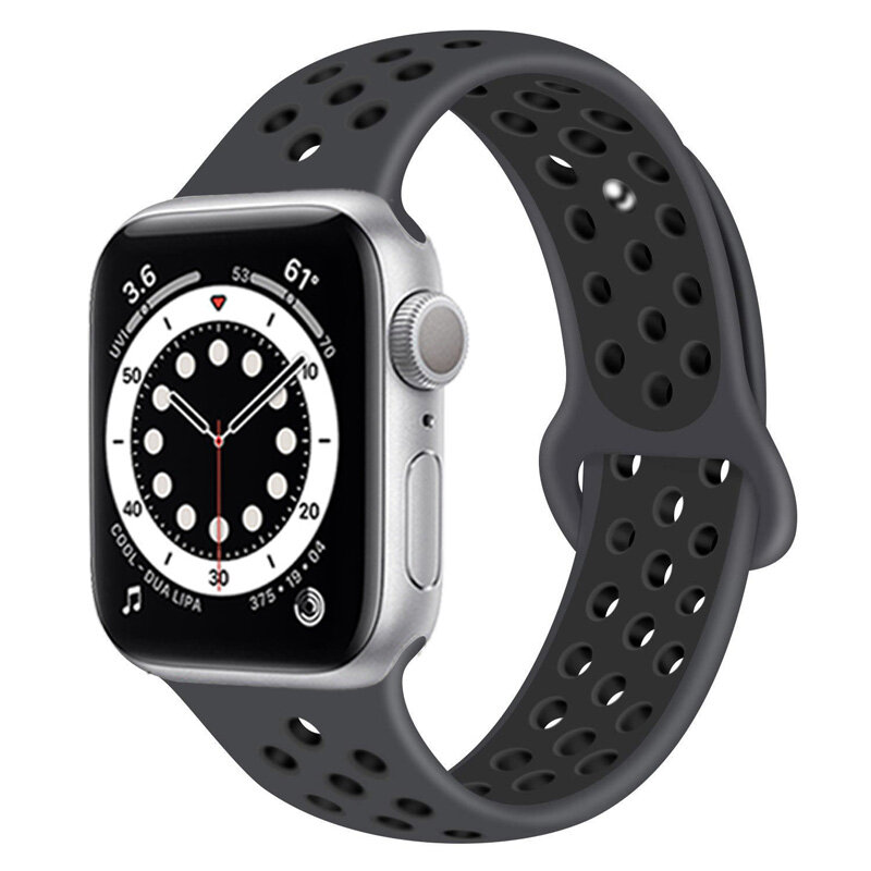 Dây đeo cho Apple Watch Ultra 2 Band 49mm Phụ kiện vòng đeo tay silicon cho Apple Watch series 9 8 7 6 SE2 5 4 SE 41mm 45mm 40mm 44mm 42mm 38mm