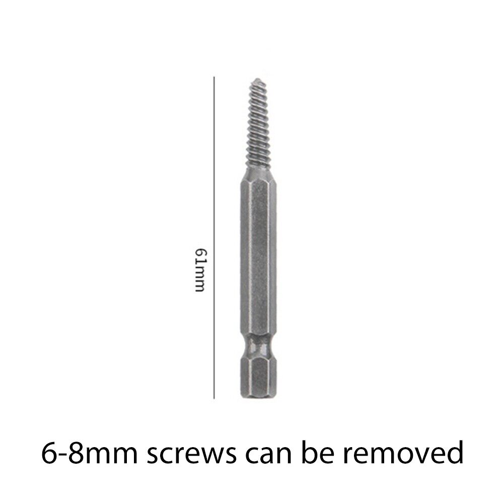 Toolstar Screw Extractor Center Drill Bits Guide Set Broken Damaged Bolt Remover Removal