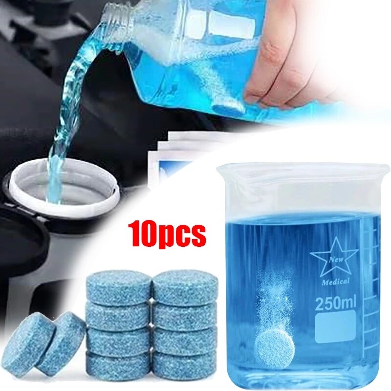 50 Viên Nén Làm Sạch Rắn Cho Máy Giặt Viên Sủi Làm Sạch Sâu Dụng Cụ Khử Trùng Nhà Vệ Sinh Kính Phụ Kiện Gia Dụng Ô Tô