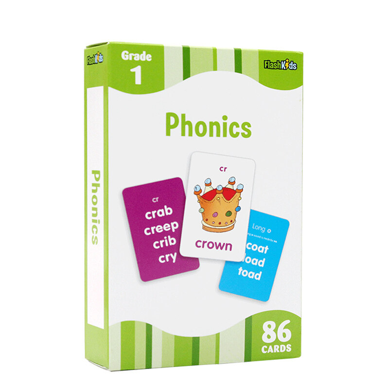 English original genuine phonics (flashkids flash cards) children's