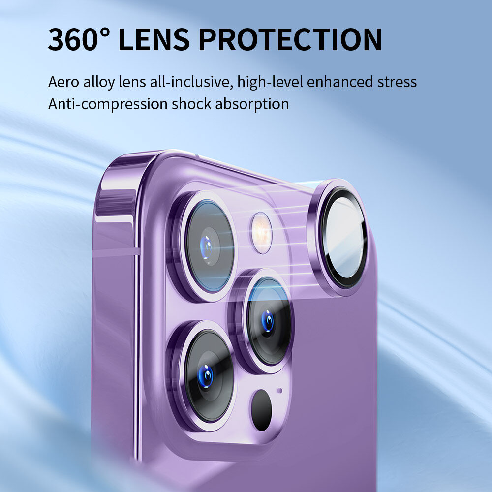 Smartdevil bảo vệ ống kính máy ảnh vòng tròn cho Iphone 14 iPhone 14 cộng với HD Corning hợp kim thủy tinh chống sốc bảo vệ màn hình ống kính