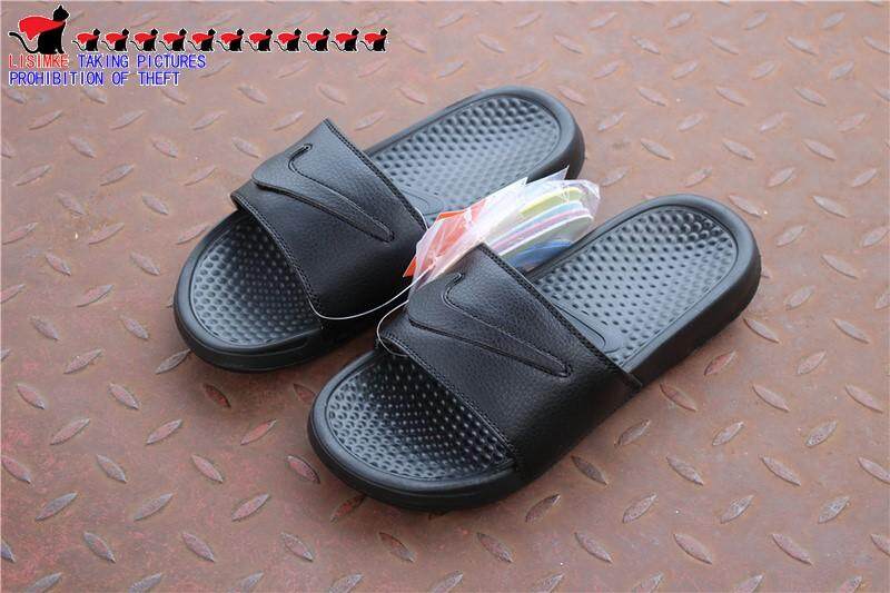 Nike Benassi JD Ltd Swoosh Patch Rebranding atau Netral Mengenai Saham Sandal untuk 1 Pria Wanita Musim Panas Kamar Mandi Sandal Sandal Jepit Pantai