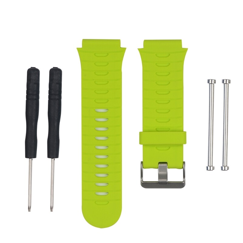 Replacement Silicone Watch Band Wrist Strap And Tool for Garmin Forerunner 920XT