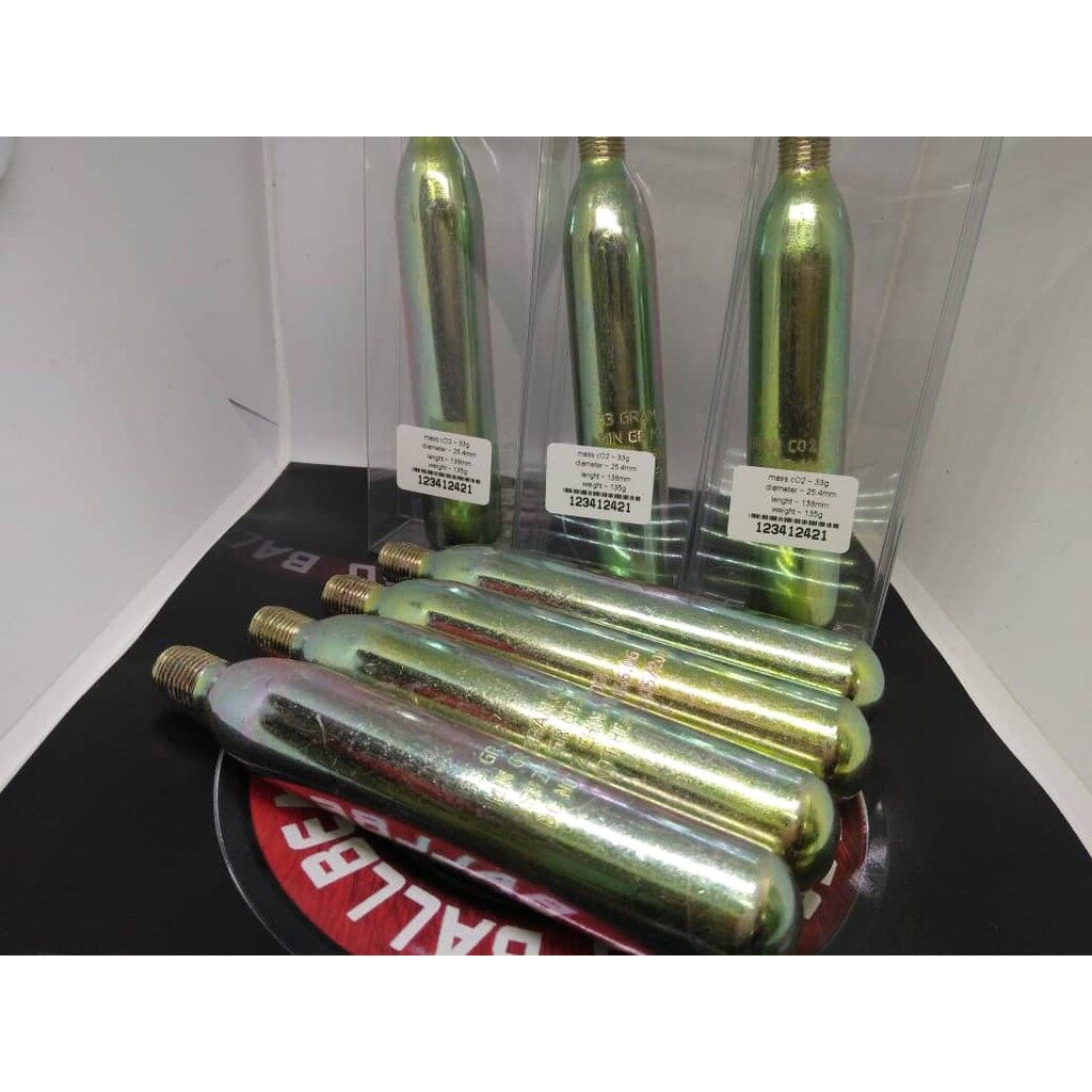 Inflatable life jacket gas cylinder 33g carbon dioxide cylinder Lazada