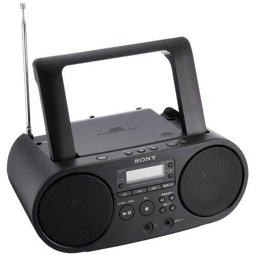 ソニー SONY CDラジオ ZS-S40 : FM/AM/ワイドFM対応 ブラック ZS-S40 B qqffhab ZS-S40 | ラジオ／CDラジオ・ラジカセ | ソニー