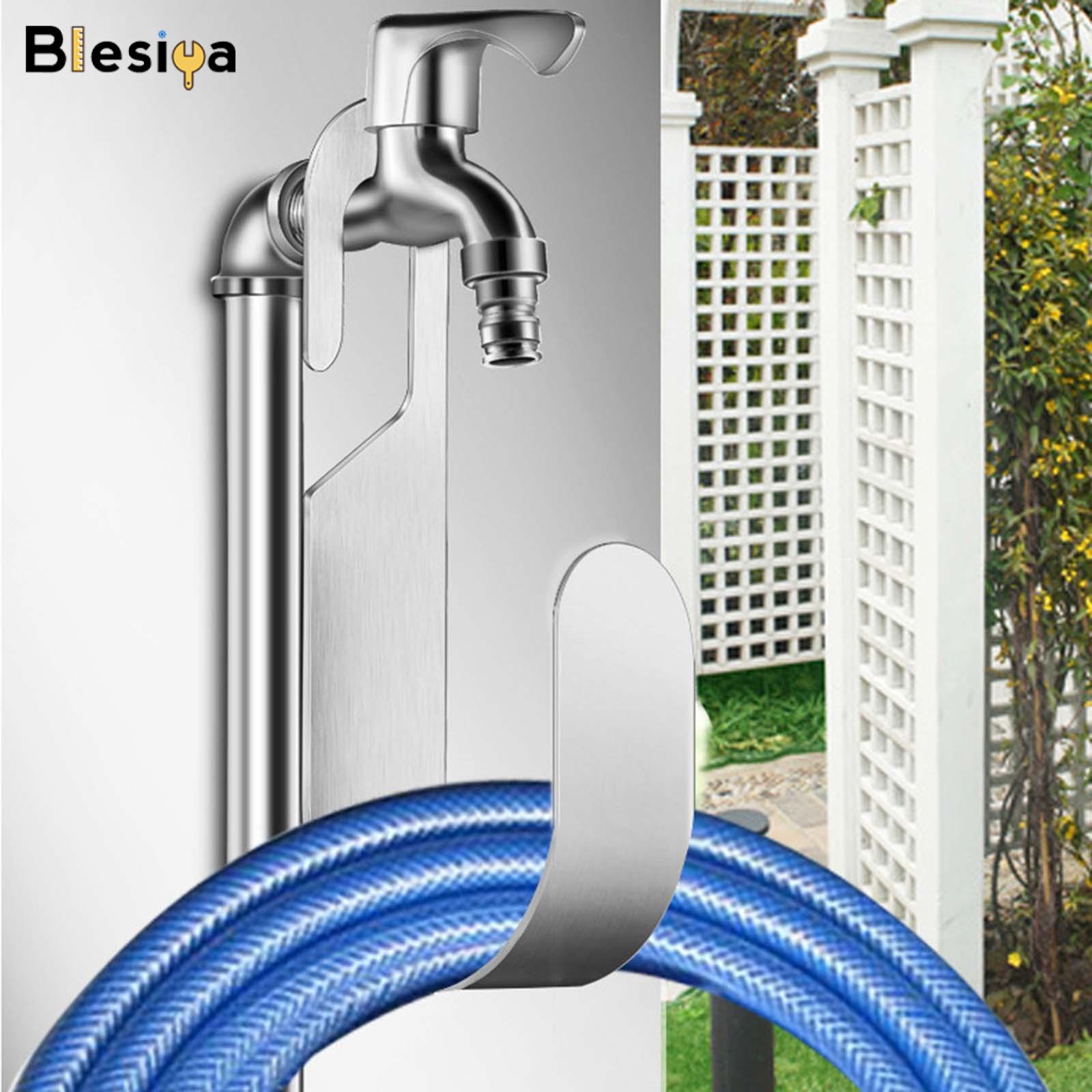 Blesiya Multifunctional Garden Hose Bracket Heavy Duty Wall Mount for Agriculture
