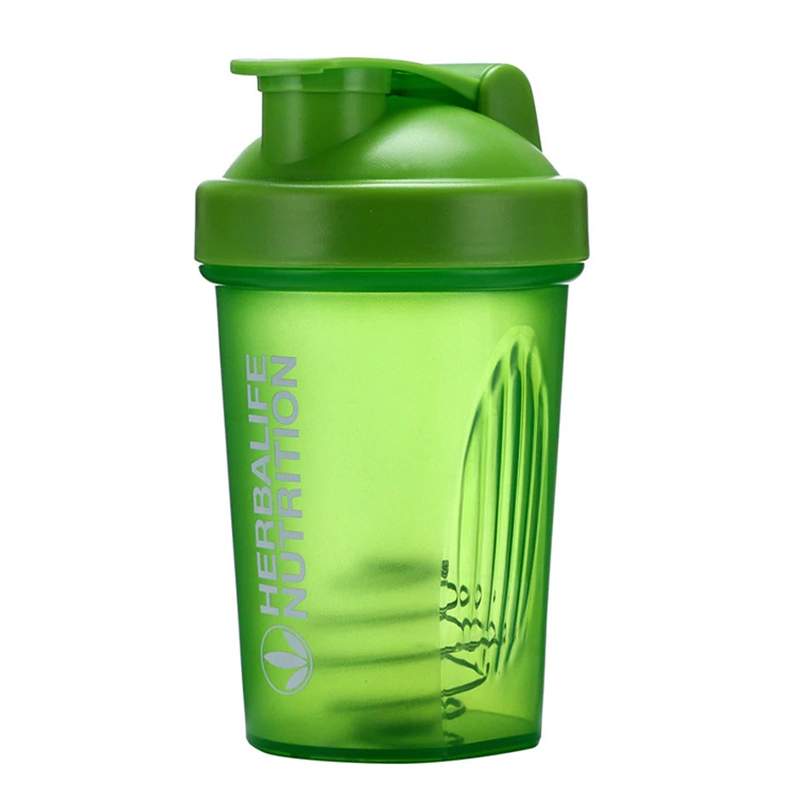Ready stock 400-500ml sport shaker bottle 400ML whey protein powder mixing bottle sport fitness gym shaker outdoor portable plastic drink bottle OUA1428
