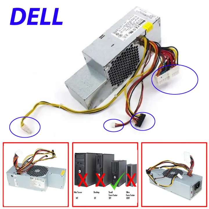 Original Dell Optiplex 740 740 745 745 Gx5 Gx6 Sff Small Form 275w Power Supply Psu H275p 01 Mh300 0mh300 Cn 0mh300 Refurbished Lazada