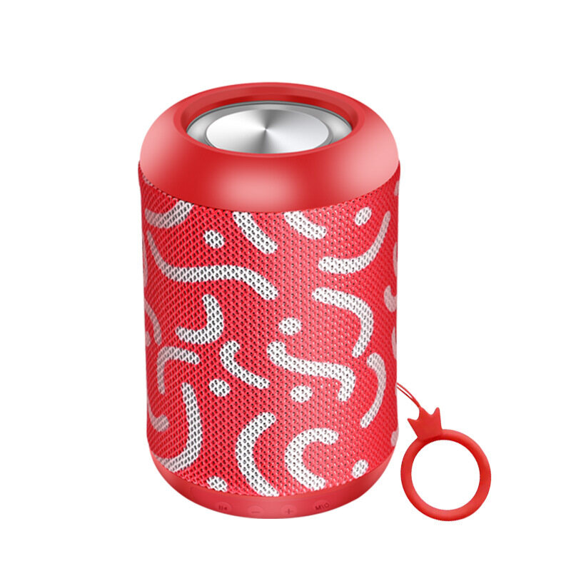 DISOUR 2022 New Waterproof Round Fabric Wireless Bluetooth Speaker Portable Creative Wireless Speaker Gift Outdoor Home Subwoofer XD300