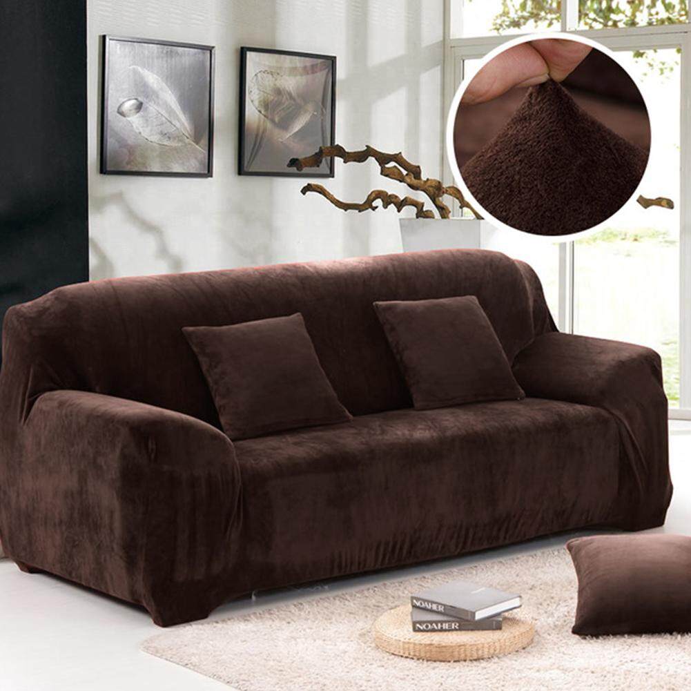 Chống trơn trượt Làm Dày Sang Trọng Thun Tất Cả-Đã bao gồm Sofa Tấm Bảo Vệ cho Mùa Thu Đông