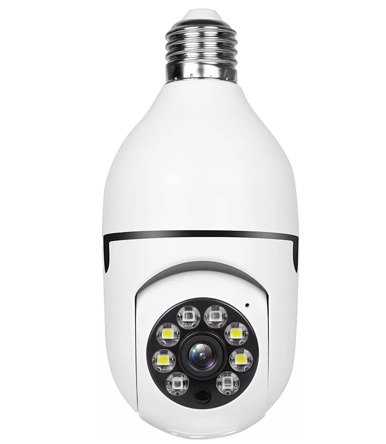 E27 bulb camera 360 ° indoor wireless wifi camera hd night vision home security monitoring a6