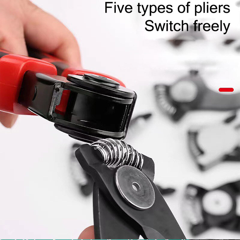 Multi-purpose tool 5-in-1 interchangeable head tool set Multi-function pliers