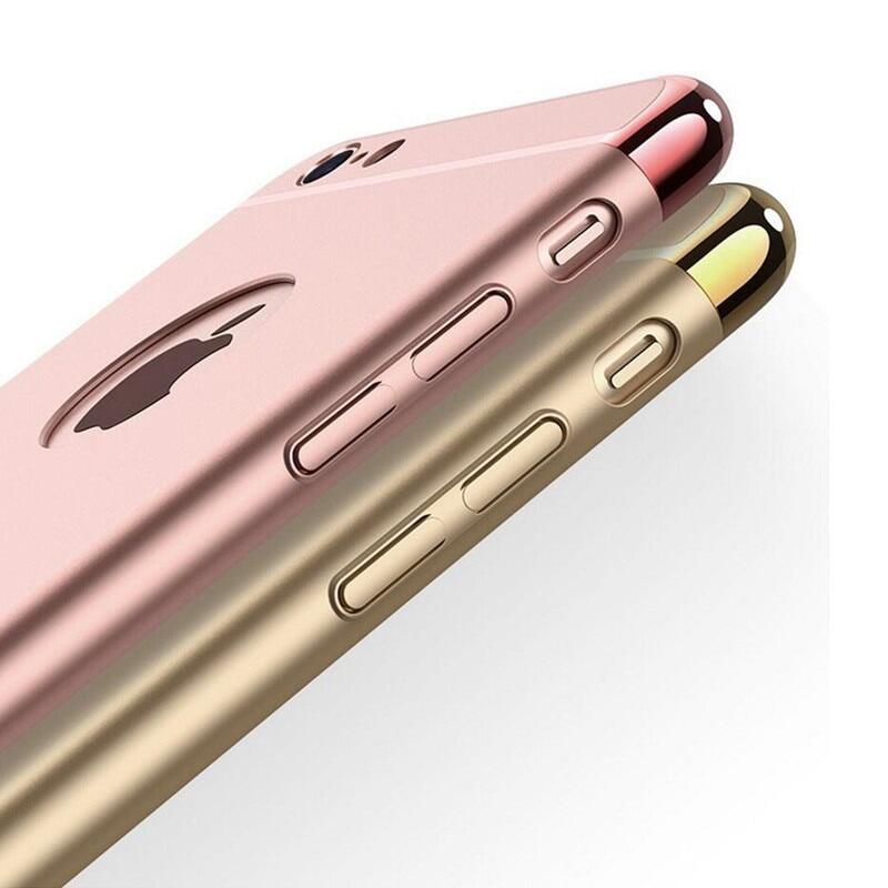 Dành Cho iPhone 6 6S 7 8 Plus 11 12 13 14 Pro Max 12 Mini X Xs Max XR SE 2020 Vỏ Điện Thoại, Ốp Chống Sốc Chống Trầy 3 Trong 1 Khung Mạ Điện Với Bề Mặt Phủ Độ Bám Tuyệt Vời