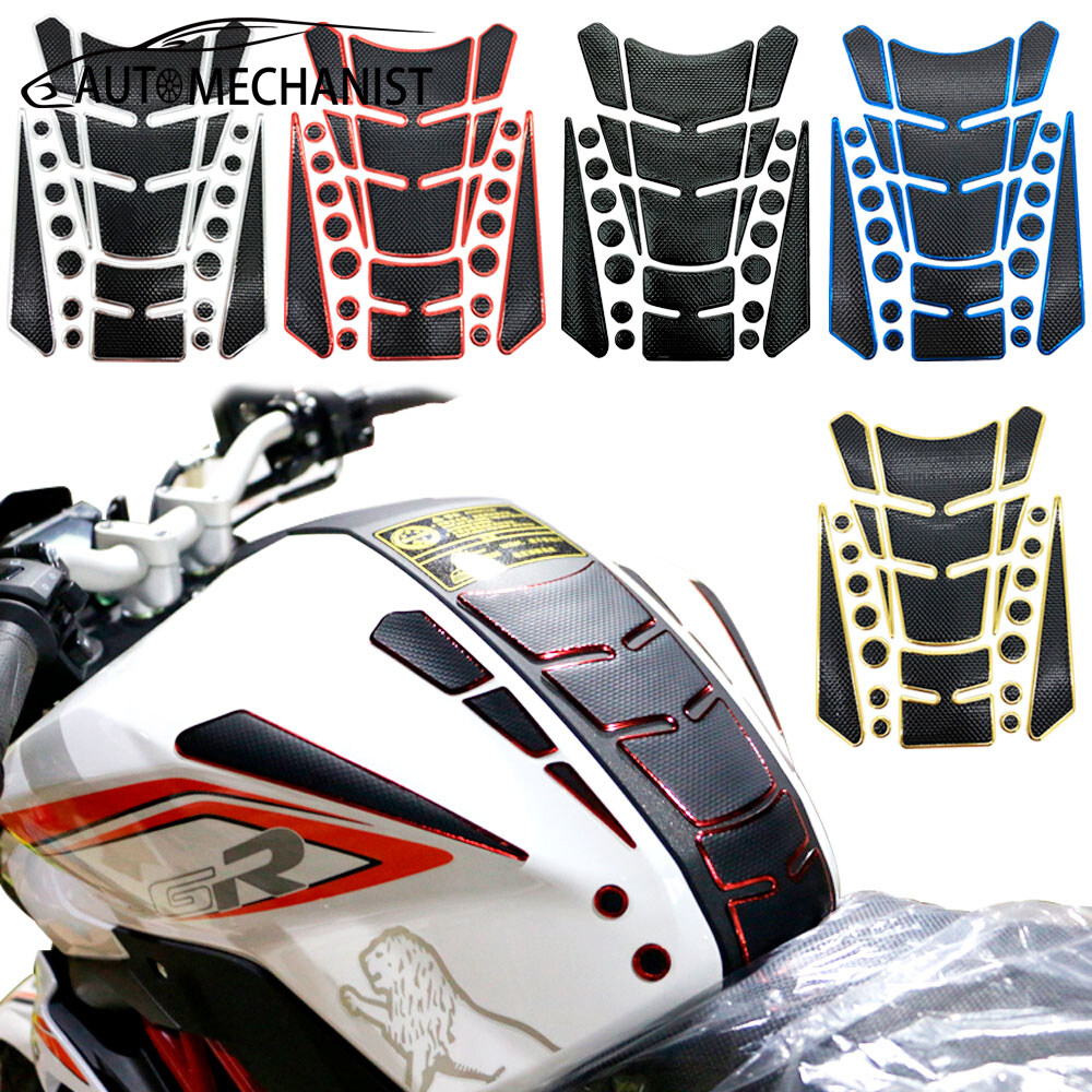 Motorcycle Tank Stickers Gas Oil Fuel Tank Pad Protector 3d Motor Sticker Decal Universal Gas 3227