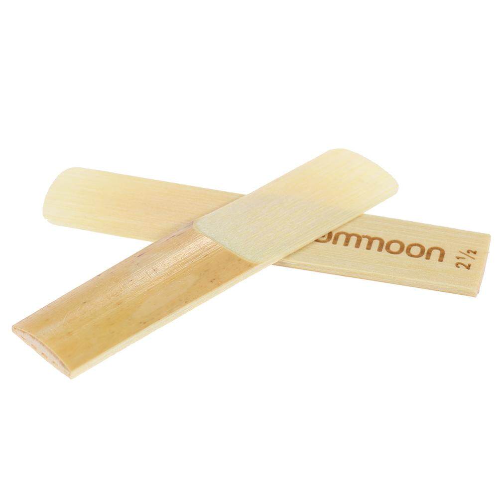 ammoon 10-pack Pieces Strength 2.5 Bamboo Reeds for Eb Alto Saxophone Sax Accessories Size: 2.5