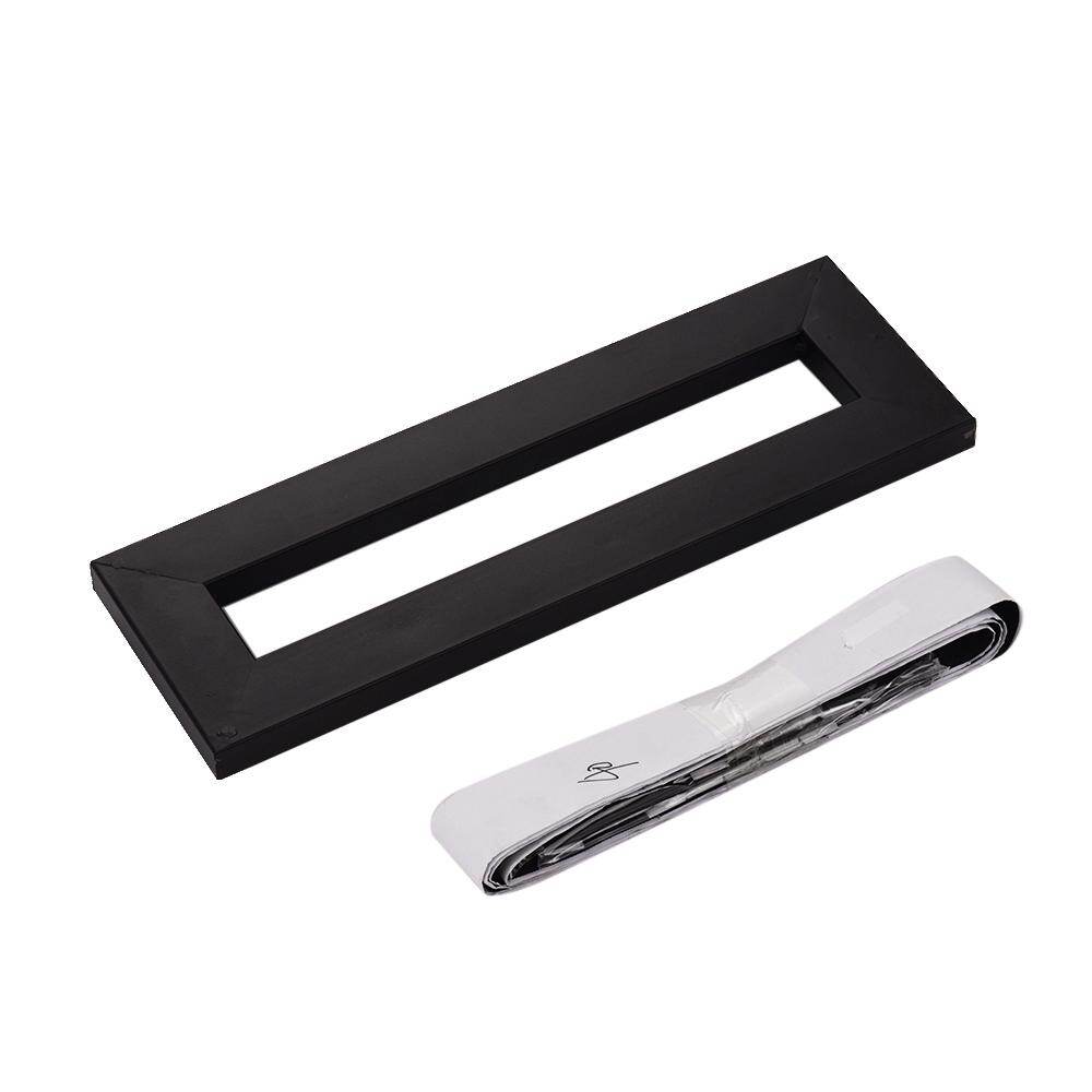 Guitar Effect Pedal Board Holder Pasting Plate with Fastening Tapes Cable Tie Patch