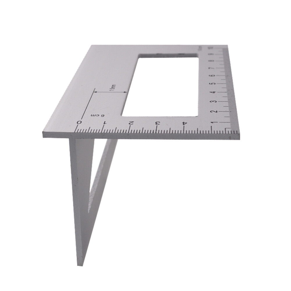 {Giảm 5% 2 cái} 45/90 Độ Đo, Góc Bên Phải Cai Trị, Đo Công Cụ Chế Biến Gỗ Thước Đo