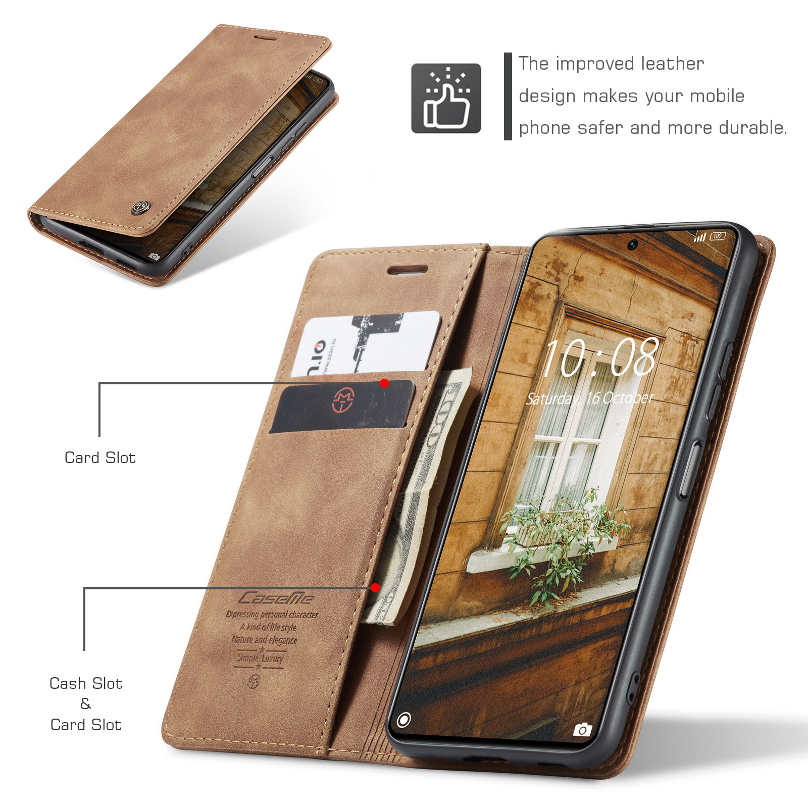 Matte Leather Flip Phone Case For Xiaomi Redmi Note 11 Note 10 Pro Max Note 10S Magnetic Wallet Cover Case For Xiaomi Redmi Note 9 Pro Max Note 8 Pro