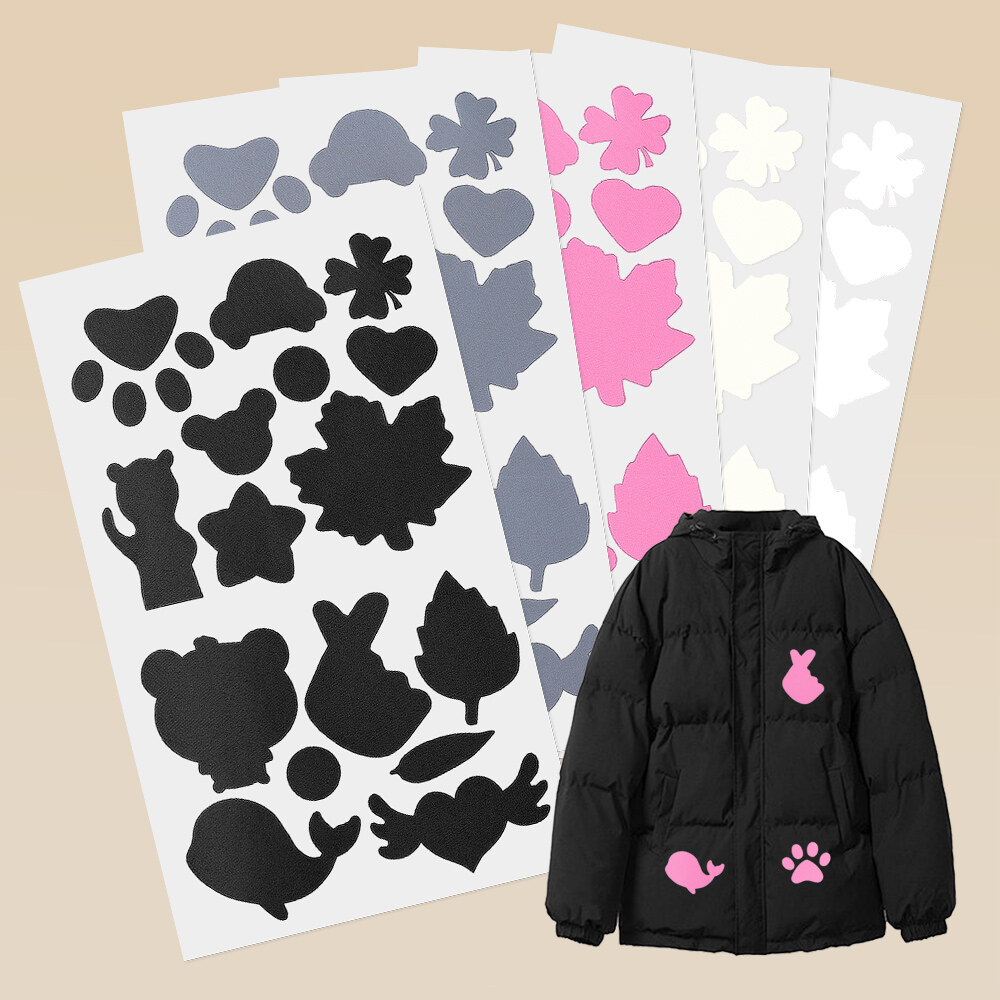 Creative Down Jacket Patch Stickers Self-Adhesive Patch to Repair Holes Without Sewing Waterproof Subsidy