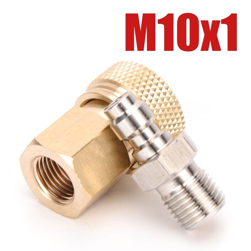 Manloney LLC Universal 1/8 Inch NPT To 8MM Quick-Disconnect Adapter Stainless Steel Paintball HPA CO2 Convertor Air Tool Fittings (1/8 NPT MF - 8mm FM