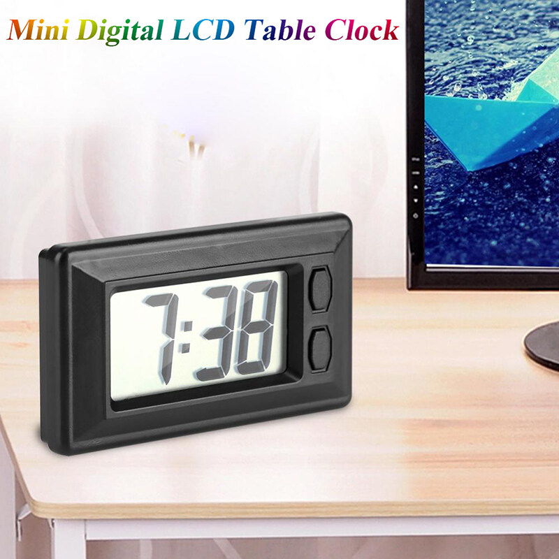 หลากหลาย LCD โต๊ะดิจิตอลรถแดชบอร์ดโต๊ะนาฬิกาอิเล็กทรอนิกส์วันที่ปฏิทิน Disp