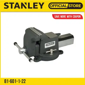 Stanley 81 601 1 22 81 601 1 Cast Steel Bench Vise C W Base 4in