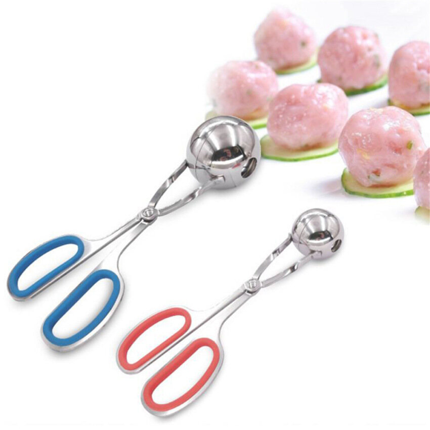 Stainless Steel Meatball Sandwich Meatball Maker Food Clip Stuffing Meatballs DIY Fish Ball Egg Ball Machine Kitchen Tools