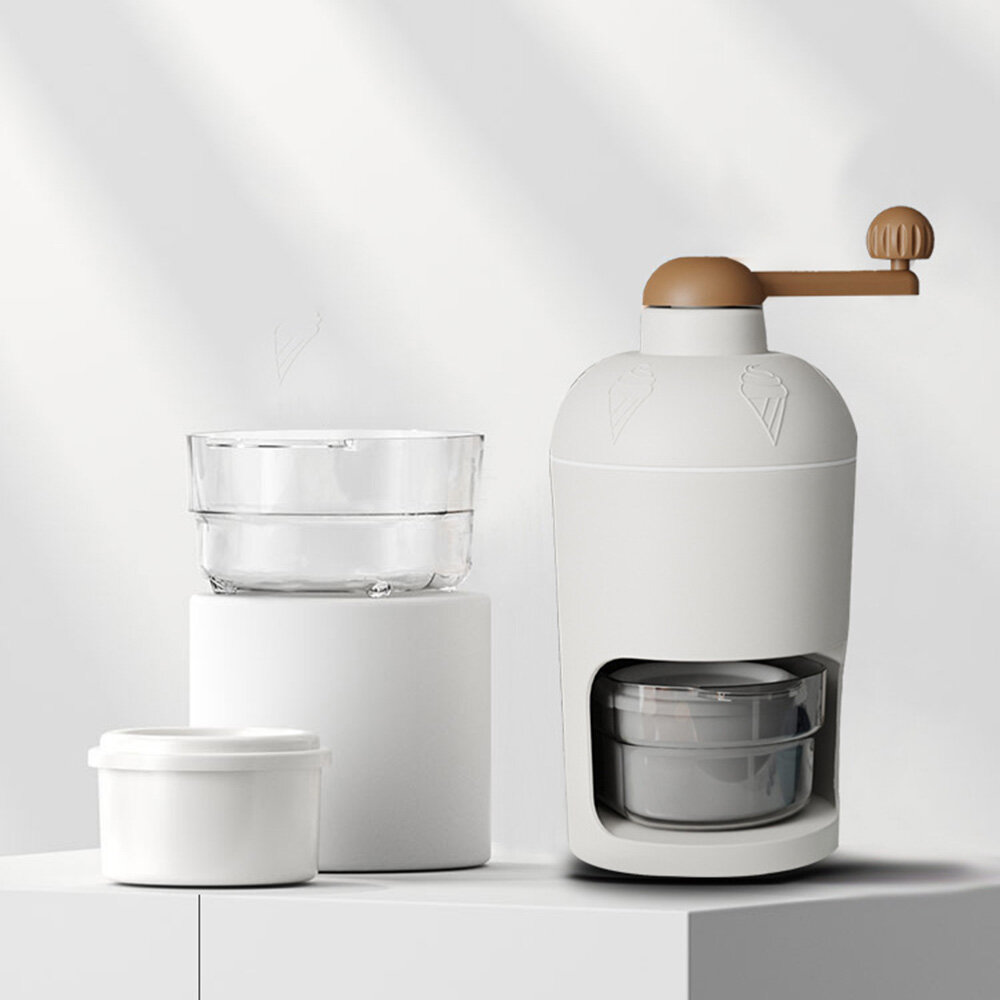 Household Manual Hand-shaved Ice Crushing Machine DIY Party Ice Making Smoothie Milkshake Juice Kitchen Maker