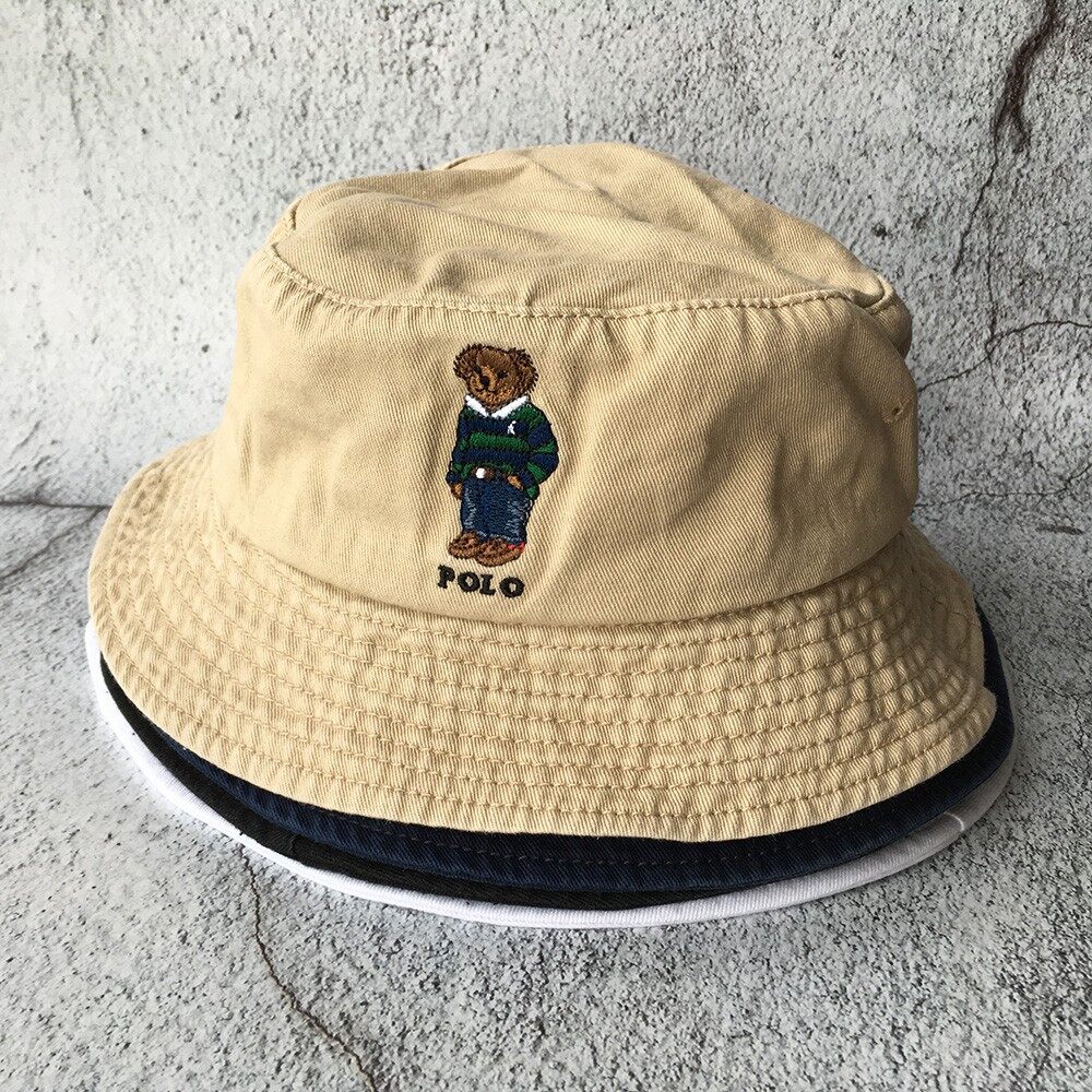 polo bear bucket hat