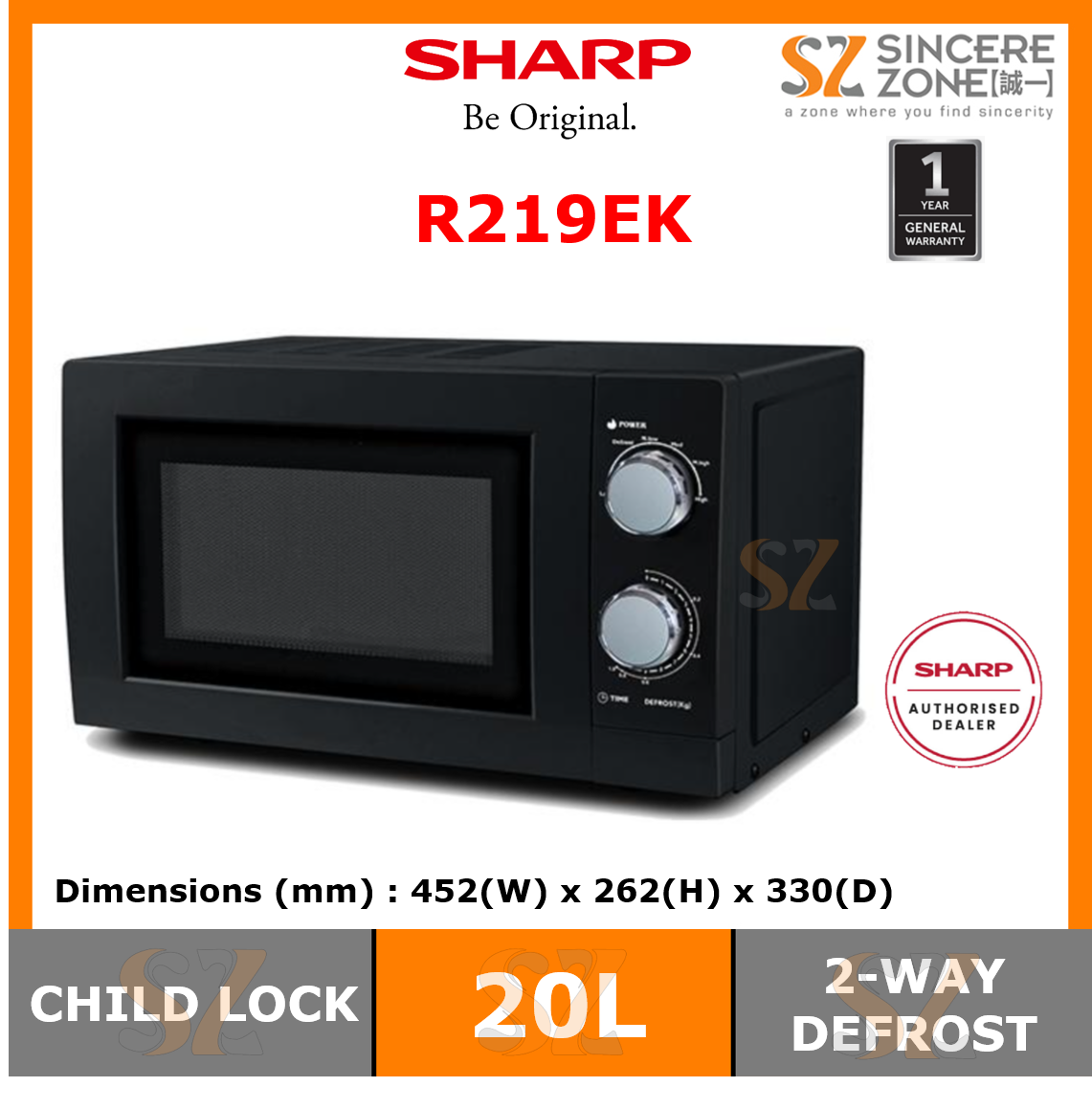 sharp r219ek review