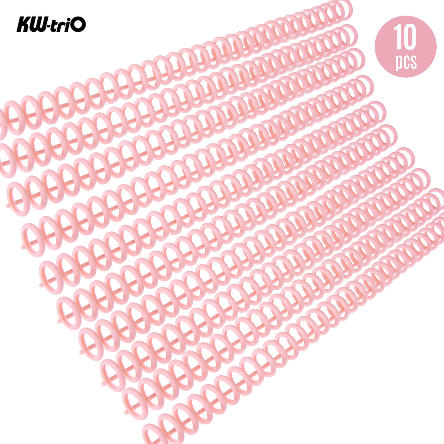 KW-TriO 10 Chiếc Chất Kết Dính Trang Rời 30 Lỗ Bằng Nhựa Kết Hợp Các Gai 85 Tấm Dung Lượng Cho Sổ Ghi Chú Giấy Tự Làm Album Đồ Dùng Học Tập Văn Phòng