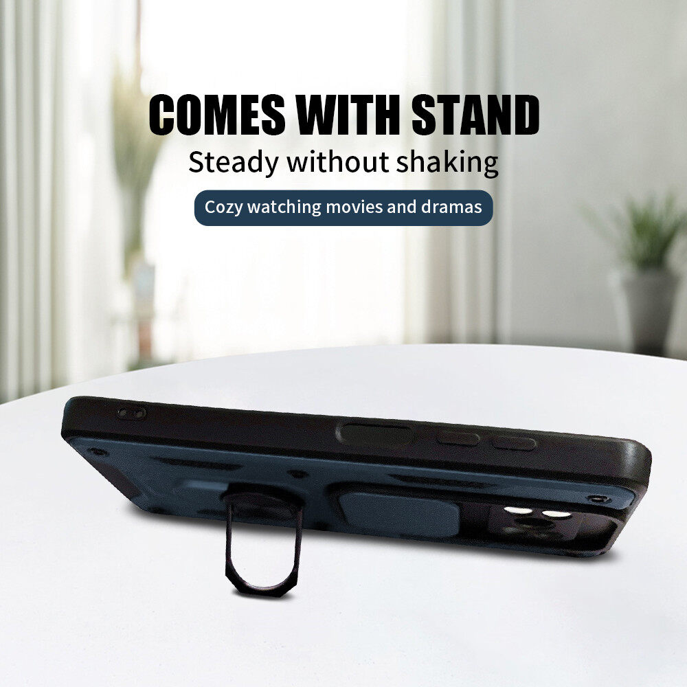 For Xiaomi Poco X3 Pro Ring Stand Push Pull Camera Protect Case For Xiaomi Poco X3 NFC Car Magnetic Stand Ring Armor Shockproof Coque For xiaomi poco x3 x3 pro x3 nfc x3pro x3nfc Push Pull Camera Case