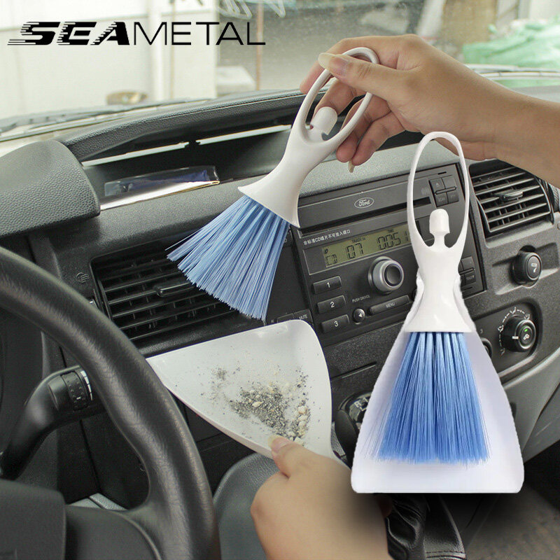 SEAMETAL Car Air Vent Outlet Cleaning Brush Dashboard Cleaning Tool