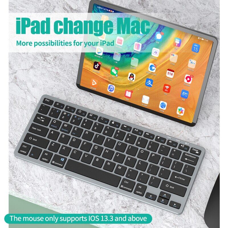 Bàn phím Bluetooth chuột và bàn phím không dây đặt cho máy tính xách tay máy tính xách tay Máy tính để bàn máy tính bảng iPad Andro MacBook
