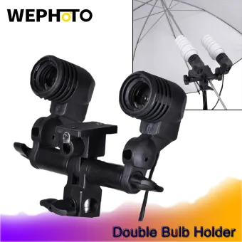 double lamp holder