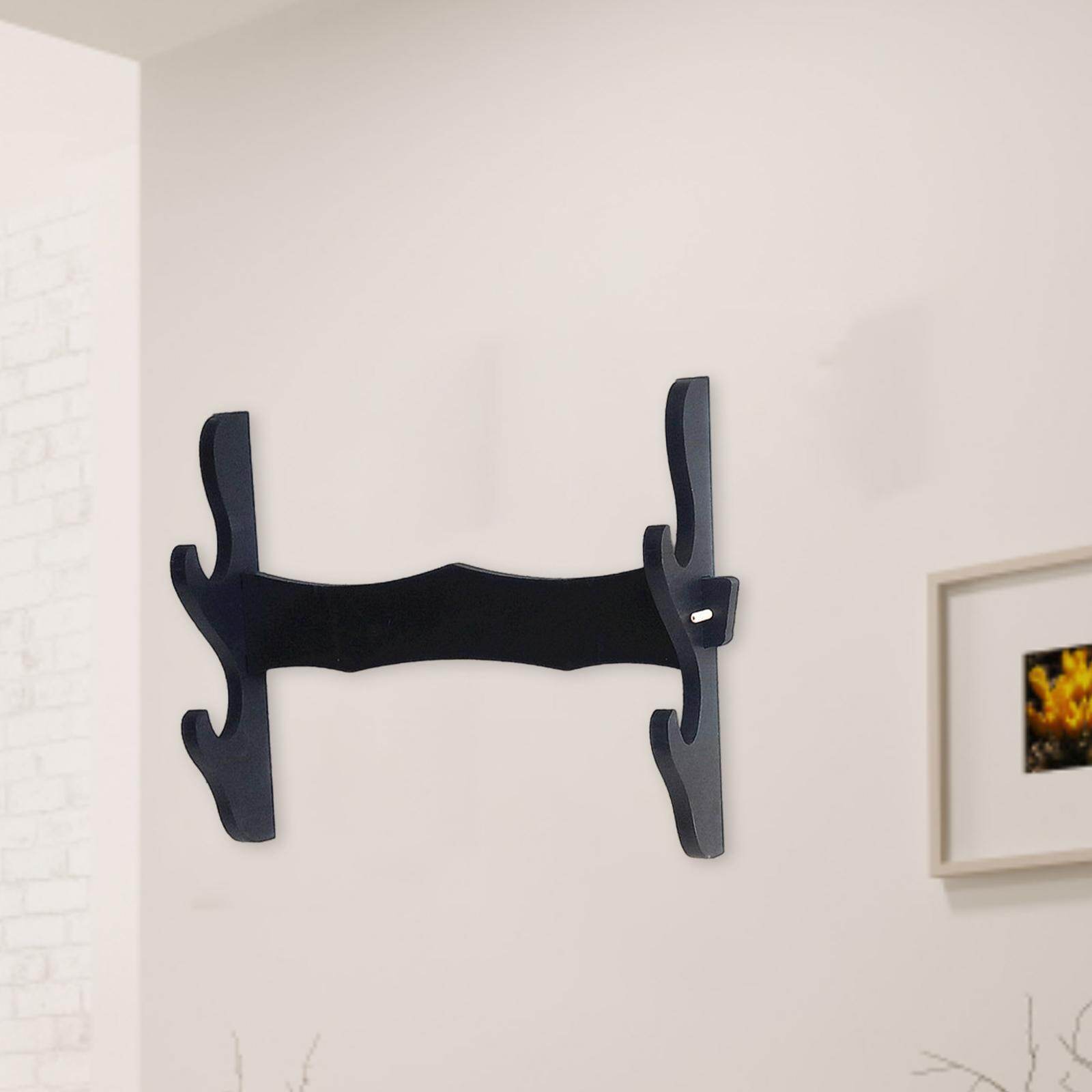 Crafts Creation Sword Stand Storage Holder Bracket Hanger Support Wall Mount Display Rack for Wakizashi Tanto