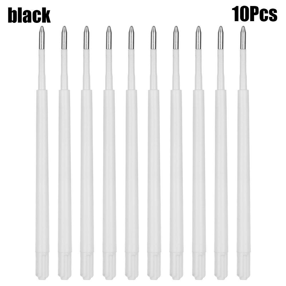PAN6303936269 10 Pcs/lot Stationery Large-capacity Smooth Signature Replacement Lead Ballpoint Pen Refill Press Pens Core Writing Tool