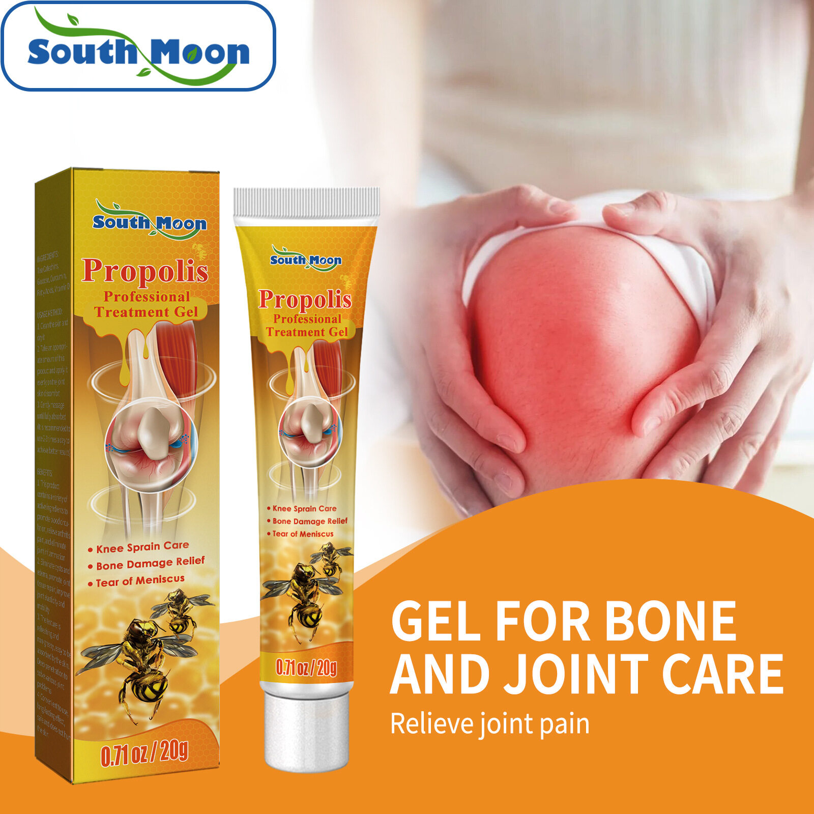South Moon Propolis Professional Treatment Gel Knee Sprain Care Bone