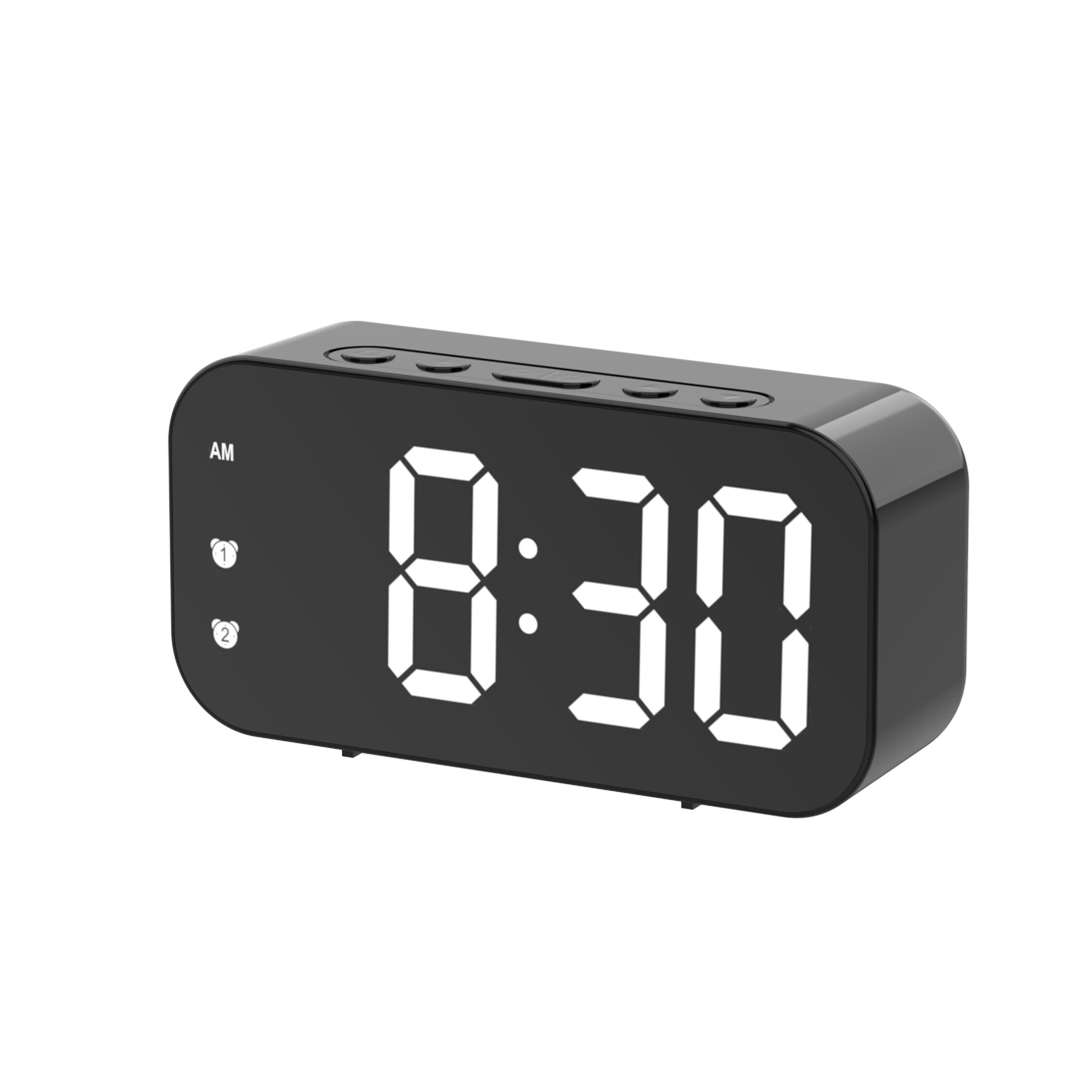 Clock Simple LED electronic alarm clock clock student plug-in dual-purpose small alarm clock digital clock voice activated temperature clock